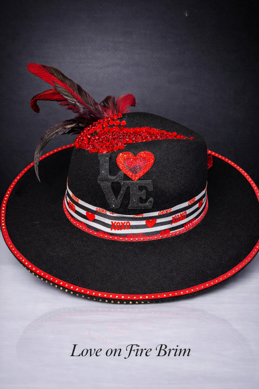 ❤️🖤 Love on Fire Brim